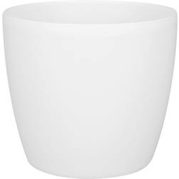 Elho Vaso Brussels Diamond Round 25 cm White ∅18cm