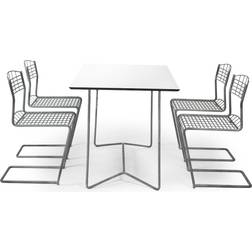 Grythyttan High-tech 110x70cm Matgrupp, 1 Bord inkl. 4 Stolar