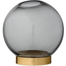 AYTM Globe Vase Ø 10 cm - Waldgrün Gold Jarrón 10cm