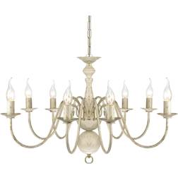 vidaXL Crystal Chandelier 8xE14 Pendel ∅ 80cm