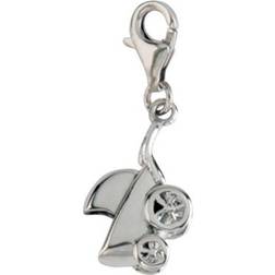 Da Capo Stroller Charm - Silver