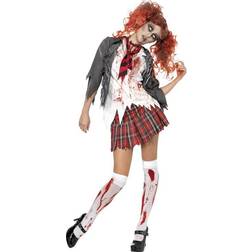 Smiffys Zombie Skolflicka Maskeraddräkt