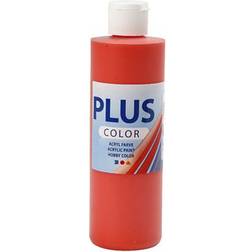 Plus Acrylic Paint Brilliant Red 250ml