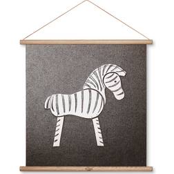 Kay Bojesen Zebra Canvas Black&White Plakat 40x40cm