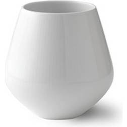 Royal Copenhagen White Fluted Vase 15cm