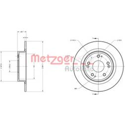 Metzger 6110426 Dischi Accord 8