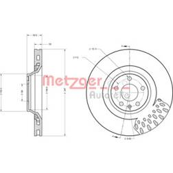 Metzger Discos AUDI A6 C6 Allroad 6110381