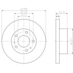 Textar Disque De Frein 93104600 22 mm 05/07 118 Plein IVECO DAILY 3 Kasten/Kombi DAILY 3 DAILY 2 Pritsche/Fahrgestell