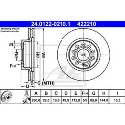 ATE Jarrulevyt 24.0122-0210.1