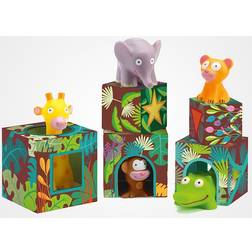 Djeco Topanijungle Stacking Blocks with Animals