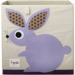 3 Sprouts Cube De Rangement Lapin