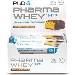 PhD Pharma Whey HT+ Bars Chocolate Peanut 75g 12 st