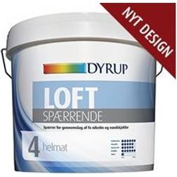 Dyrup Loft Spærrende 4 Loftmaling Hvid 4.5L