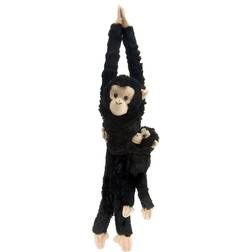 Wild Republic Hanging Chimpanzee with Baby Stuffed Animal 20"