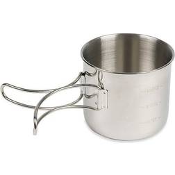 Tatonka Stoviglie da campeggio Handle Mug, 10 x 8.5 cm, Argento