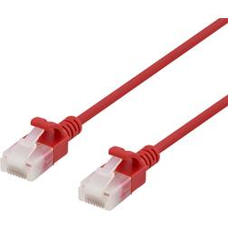 Deltaco Slim U/UTP Cat6a RJ45 - RJ45 LSZH 3m