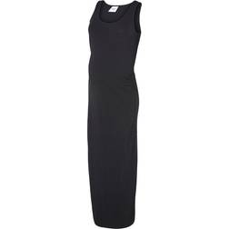 Mamalicious Jersey Made Maternity Dress Long Black/Black (20007340)