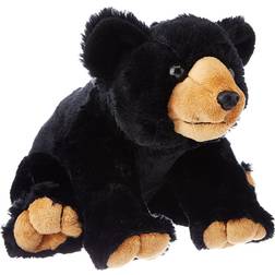 Wild Republic Black Bear Stuffed Animal 12"