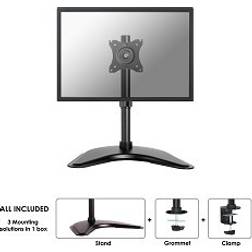 NewStar NM-D335BLACK Supporto da Scrivania per Monitor