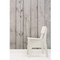 NLXL Scrapwood Coated Wallpaper Grey