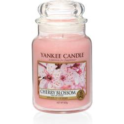 Yankee Candle Cherry Blossom Large Pink Scented Candle 623g