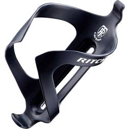 Ritchey WCS Carbon Water Bottle Cage: Black with White Logo