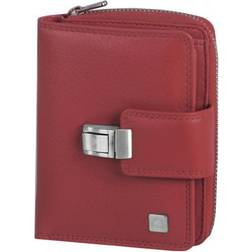 Greenburry Spongy Nappa Leather Wallet - Red