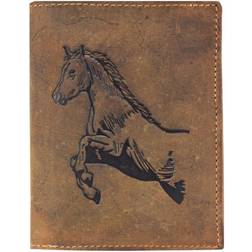 Greenburry Vintage Horse Leather Wallet - Antique Bronze