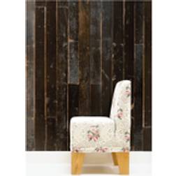 NLXL Scrapwood Coated Wallpaper Black