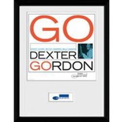 GB Eye Blue Note Dexter Framed Art 30x40cm