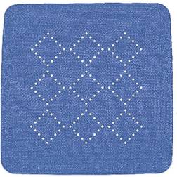 Spirella Tapis Fond De Baignoire Pvc Alaska 91 x 36 cm Bleu électrique