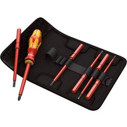 Wera 05003472001 Kraftform Compact VDE 7 Universal 2 Skruetrækker med lige kærv