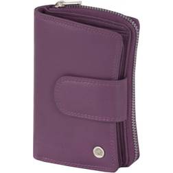 Greenburry Spongy Nappa Leather Wallet - Purple