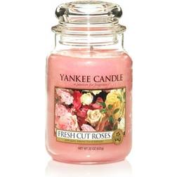 Yankee Candle Fresh Cut Roses Large Bougie Parfumée 623g