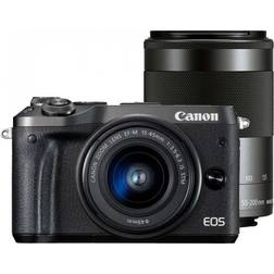 Canon EOS M6 + 15-45mm IS STM + 55-200mm IS STM