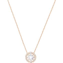 Swarovski Collier et pendentif Bijoux 5272364 Cristal Or Rose Femme Argent, Rose