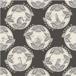 Cole & Son Tapete Ardmore Cameos von Black/ White grigio