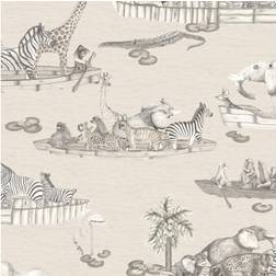 Cole & Son Tapete Zambezi von Neutral creme/grigio