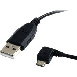 StarTech Angle USB A-USB Micro-B 2.0 1ft