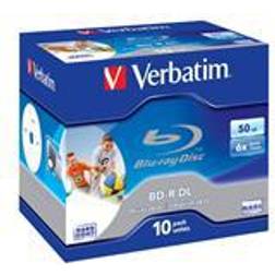 Verbatim BD-R DL 50GB 6x Jewelcase 10-Pack