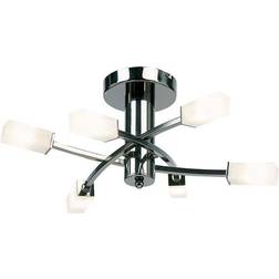 Endon Havana 6LT Semi Ceiling Flush Light 45.5cm