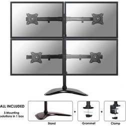 NewStar NeoMounts NM-D335D4BLACK Monitor Desk Mount