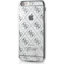 Guess Coque semi-rigide transparente et rose doré pour iPhone 6/6S