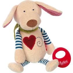 Sigikid Peluche Nature musicale Chien coeur