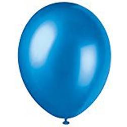 Unique Party Cosmic Blue Latex Balloons 50-pack