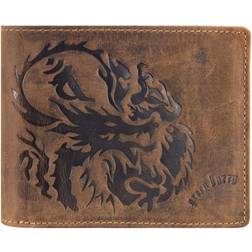 Greenburry Vintage Tribal Leather Wallet - Antique Brown