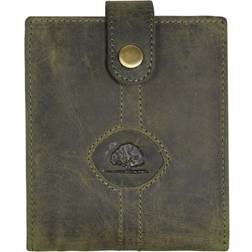 Greenburry Vintage Original Leather Belt Wallet - Olive