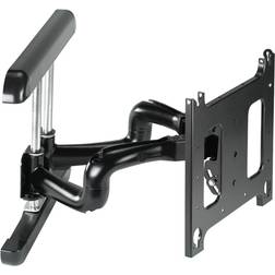 Chief Pnrub Black 42'-86' Flat Panel Dual Swing Arm Wall Mount