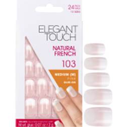 Elegant Touch Natural French Pink Nails 103 24-pack