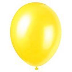 Unique Party Yellow Latex Balloons 50-pack
